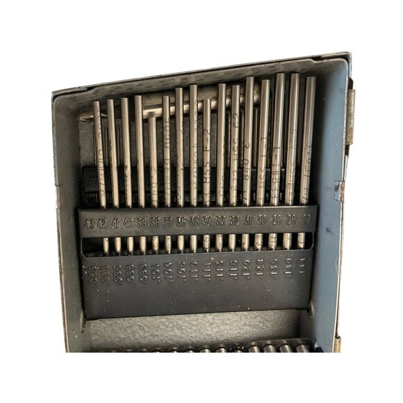 HSS Reamer Set No. 1 Lavallee & Ide Inc Vermont USA Industrial Tool Kit 5 Bit Mi - Picture 11 of 13